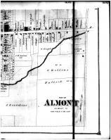 Almont - Below Right, Lapeer County 1874